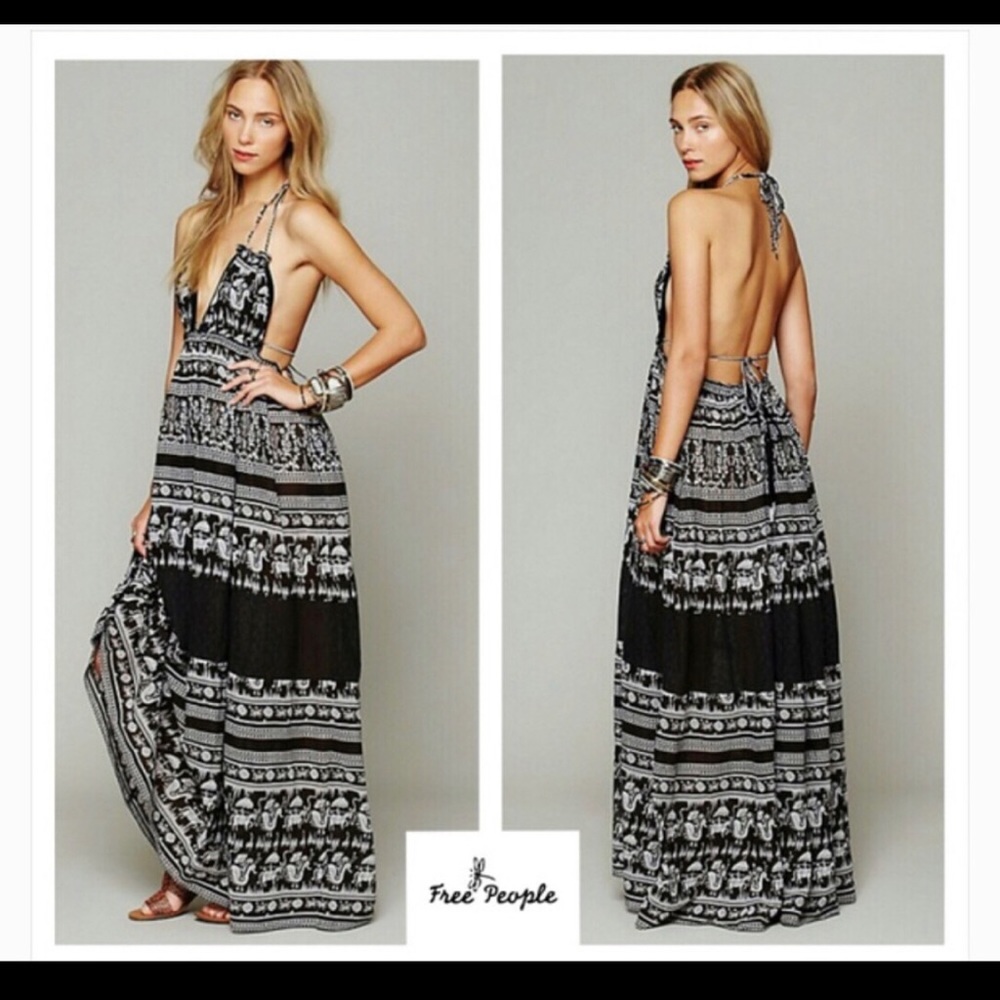Free people maxi Boho/bali/indian print.Sz S